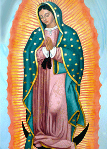 Our Lady Of Guadalupe Rubber Stamp - Teresa Satola