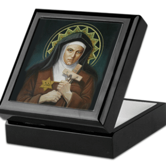 St. Teresa Benedicta of the Cross Keepsake/Rosary Box