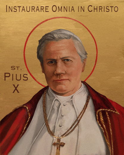Pope St. Pius X Digital Print