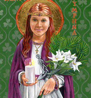 St. Dymphna patroness of mental and nervous illness