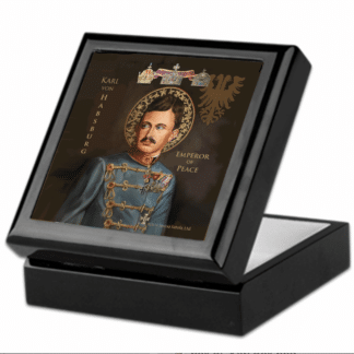 Bl Karl, Emperor of Peace Rosary Keepsake Box
