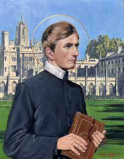 St. John Henry Newman at Cambridge by Teresa Satola-Coey
