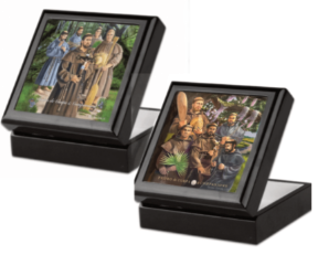 Pedo de Corpa & Companions 2 styles of Rosary Keepsake Boxes